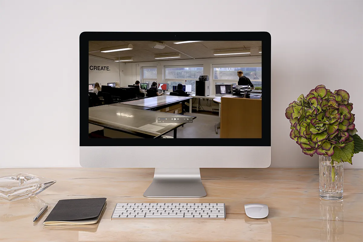 HF2 digitalt produkt – responsivt website i mediegrafiker portfolio