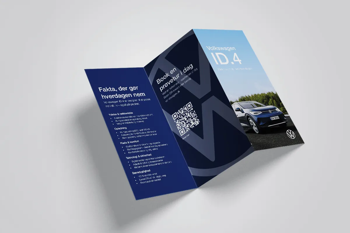 HF2 plakat – trykt produkt med fokus på typografi og billedbehandling
